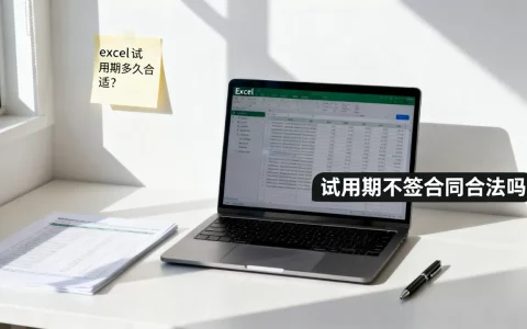excel试用期多久合适？试用期不签合同合法吗