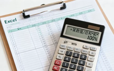 Excel占比怎么算？Excel计算占比公式