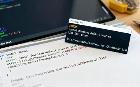 python rosdep安装报错怎么解决？rosdep init命令详解