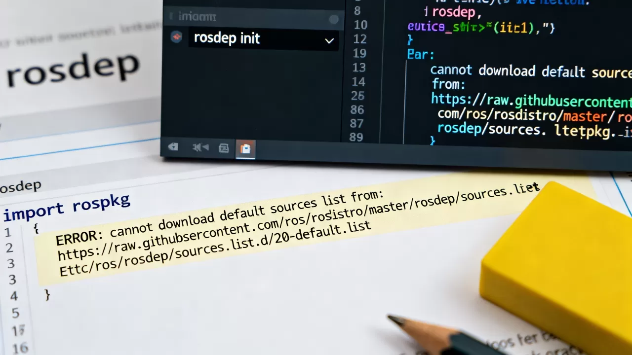 python rosdep安装报错怎么解决？rosdep init命令详解