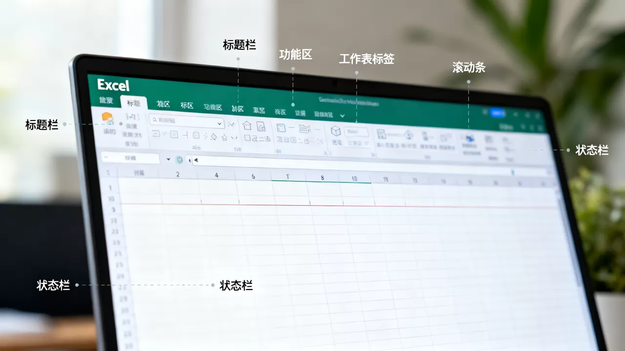 Excel窗口由哪些部分组成?Excel窗口组成详解 Excel窗口由哪些部分组成?Excel窗口组成详解