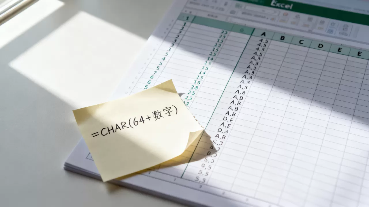 Excel数字怎么变字母?excel数字转字母公式 Excel数字怎么变字母?excel数字转字母公式