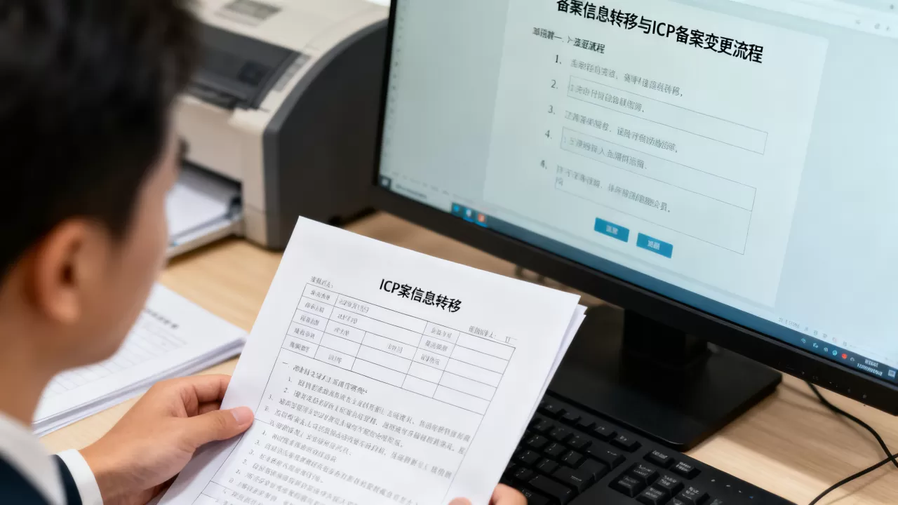 备案信息如何转移？ICP备案变更流程详解