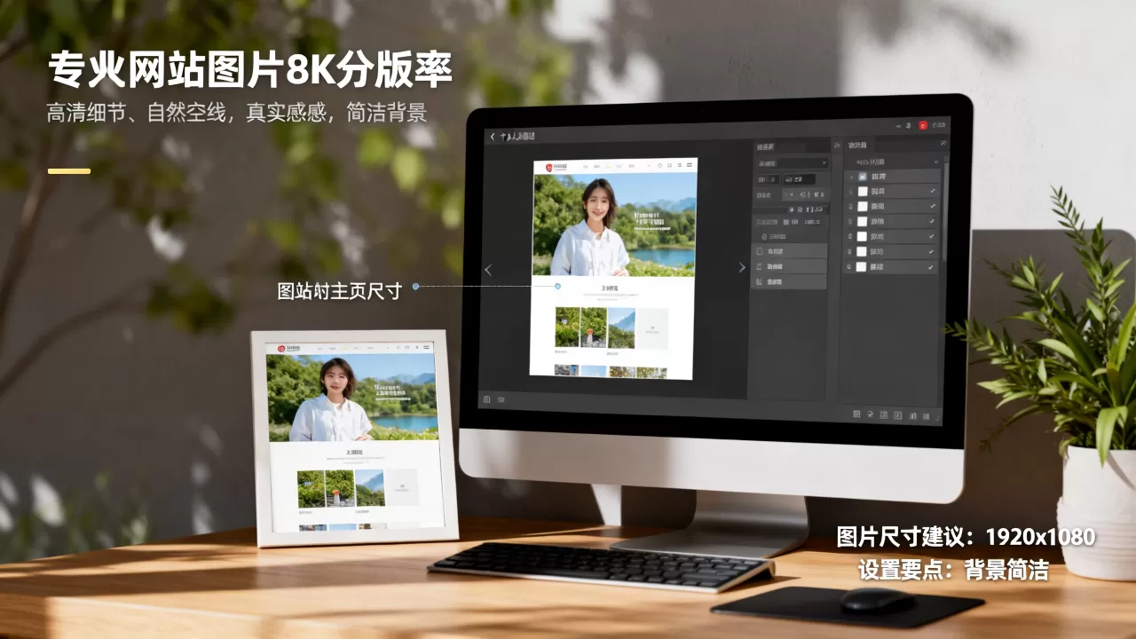 个人网站主页图片怎么设置？个人网站主页图片尺寸