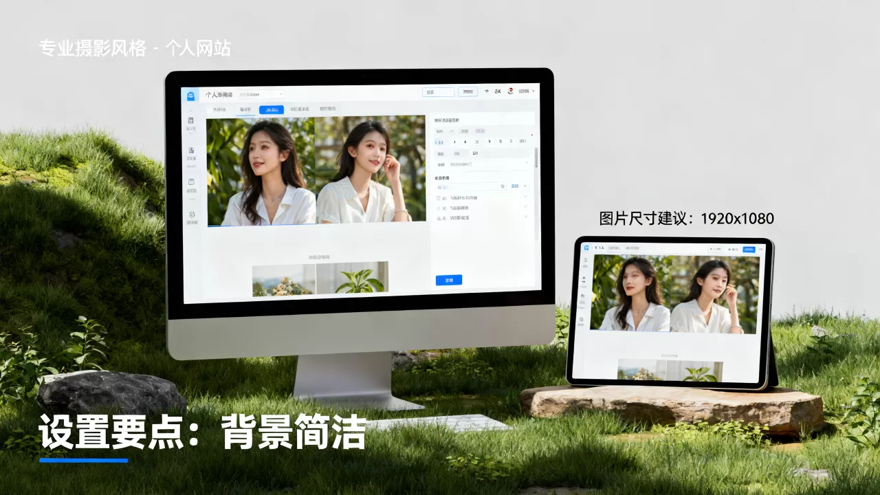 个人网站主页图片怎么设置？个人网站主页图片尺寸