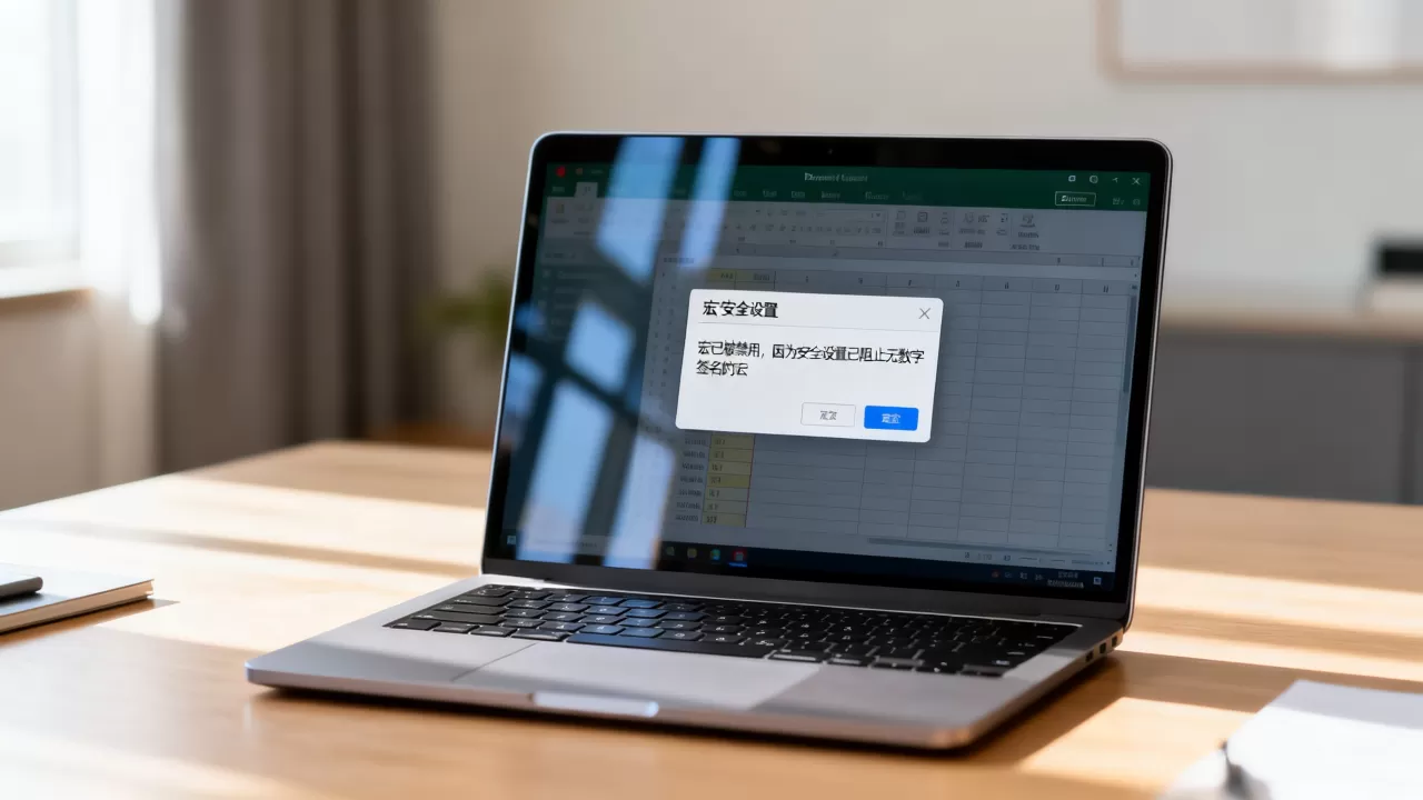 为什么Excel宏无法运行？Excel宏启用安全设置