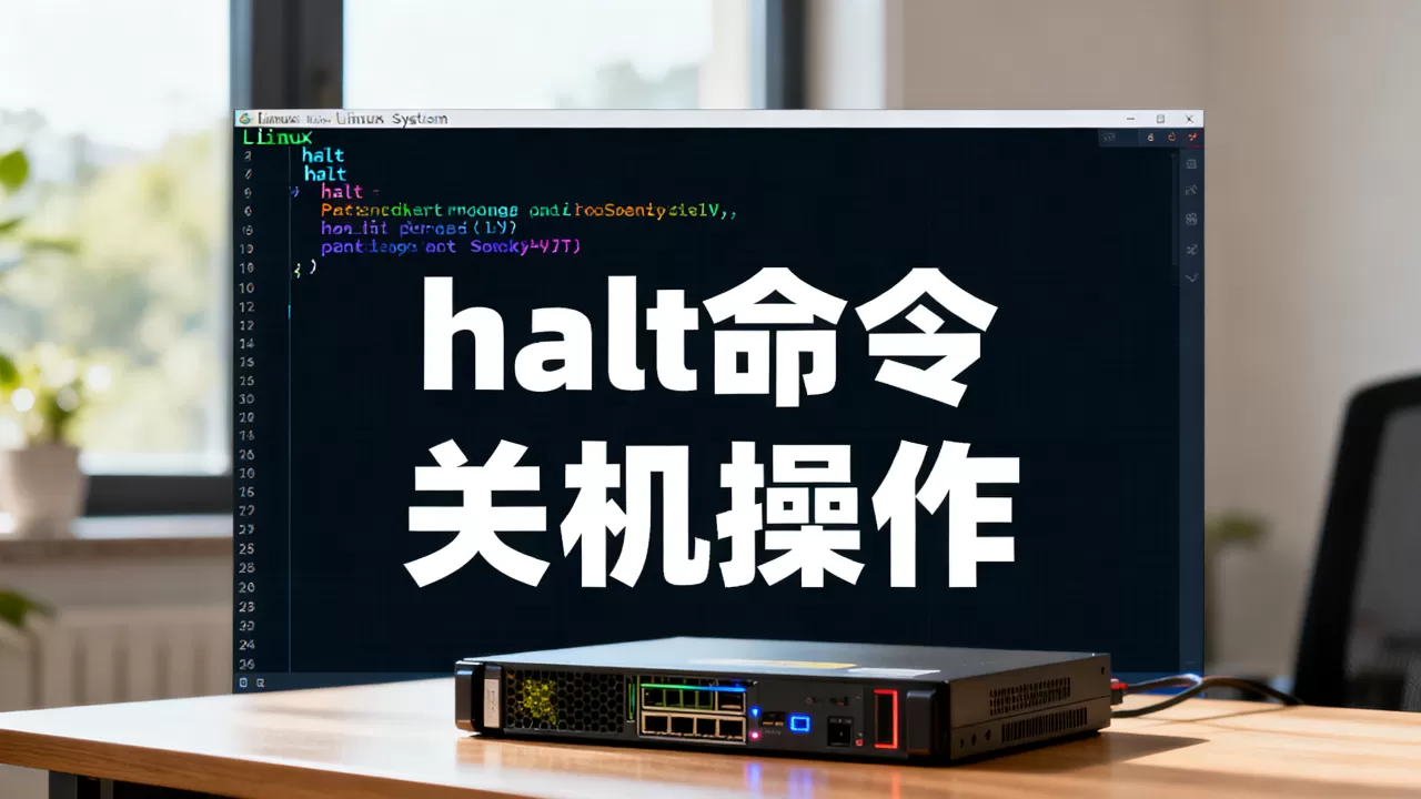 halt控制linux关机怎么操作？linux系统halt命令详解