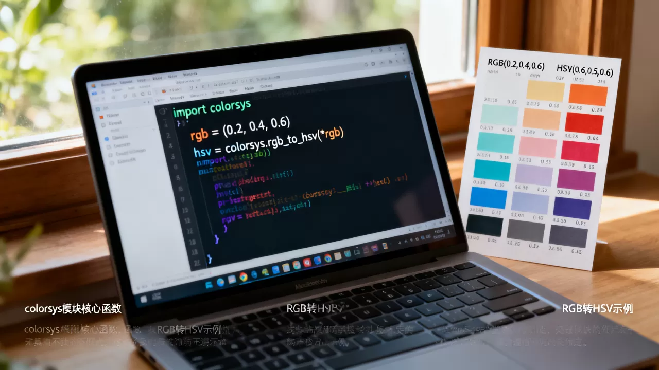 python colorsys怎么用?python颜色转换模块详解 python colorsys怎么用?python颜色转换模块详解