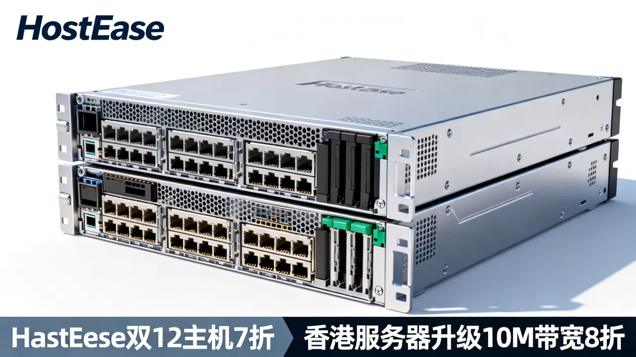 HostEase双12主机7折是真的吗?香港服务器升级10M带宽8折 HostEase双12主机7折是真的吗?香港服务器升级10M带宽8折