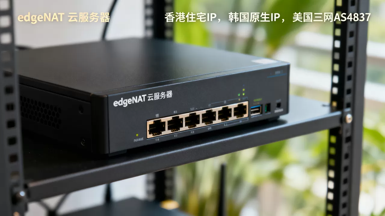 edgeNAT云服务器8月优惠真的划算吗？香港住宅IP韩国原生IP美国三网AS4837节点