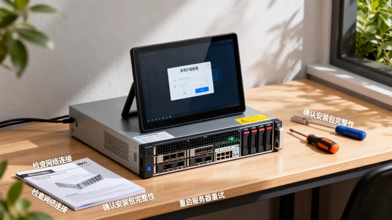 服务器系统升级安装失败怎么办？系统升级安装教程