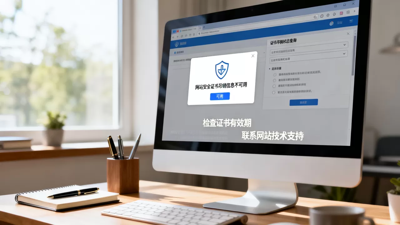 网站提示安全证书吊销信息不可用怎么办?证书吊销状态查询方法 网站提示安全证书吊销信息不可用怎么办?证书吊销状态查询方法