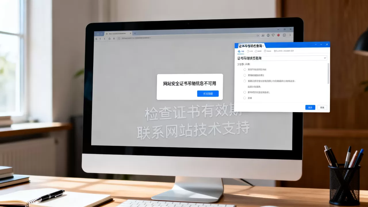 网站提示安全证书吊销信息不可用怎么办?证书吊销状态查询方法 网站提示安全证书吊销信息不可用怎么办?证书吊销状态查询方法
