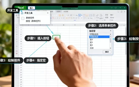 Excel按钮指定宏怎么设置？如何给按钮添加宏