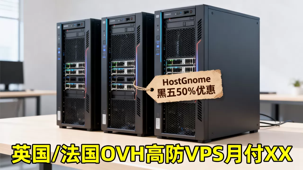 HostGnome黑五共享主机50%优惠值得买吗?英国法国OVH高防VPS月付多少 HostGnome黑五共享主机50%优惠值得买吗?英国法国OVH高防VPS月付多少
