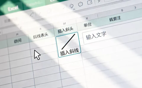 Excel表格怎么加斜线？Excel单元格斜线表头怎么做