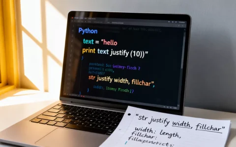Python中justify怎么用？Python字符串justify函数详解