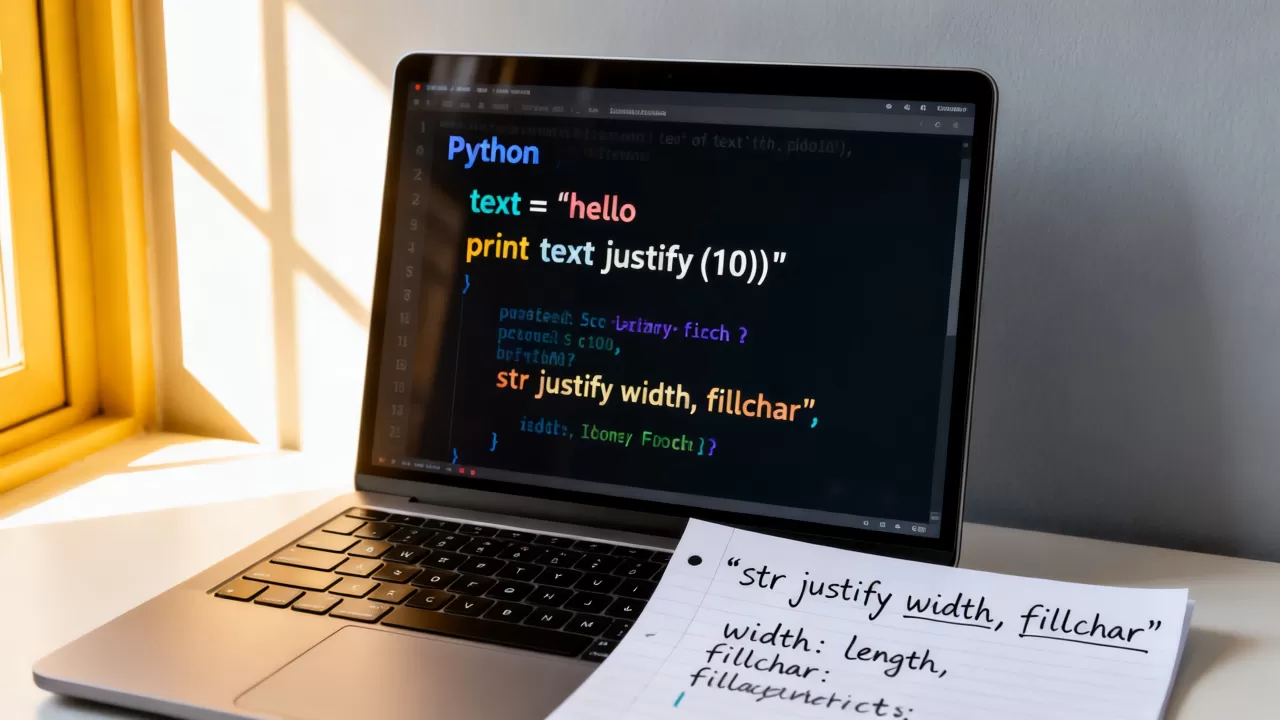 Python中justify怎么用?Python字符串justify函数详解 Python中justify怎么用?Python字符串justify函数详解