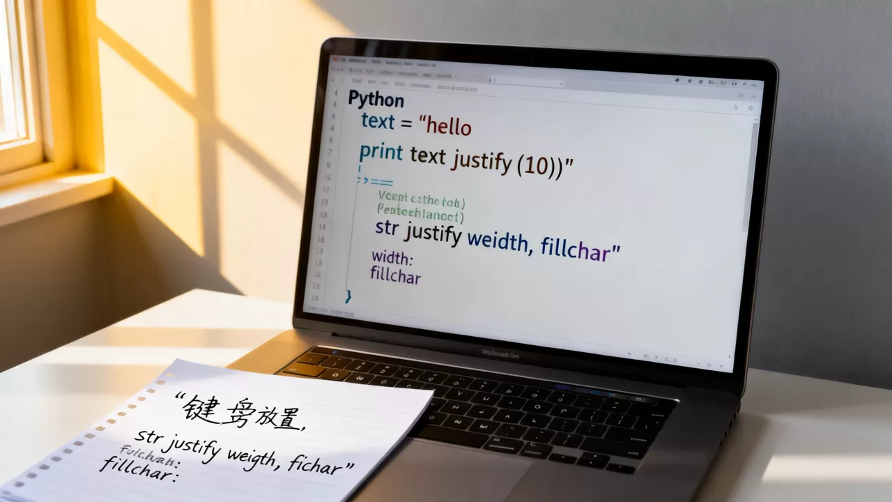 Python中justify怎么用?Python字符串justify函数详解 Python中justify怎么用?Python字符串justify函数详解