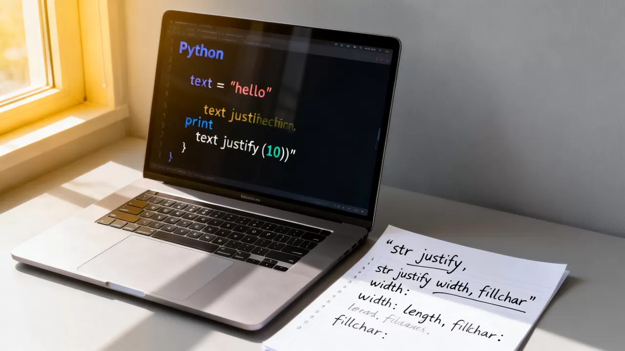Python中justify怎么用?Python字符串justify函数详解 Python中justify怎么用?Python字符串justify函数详解