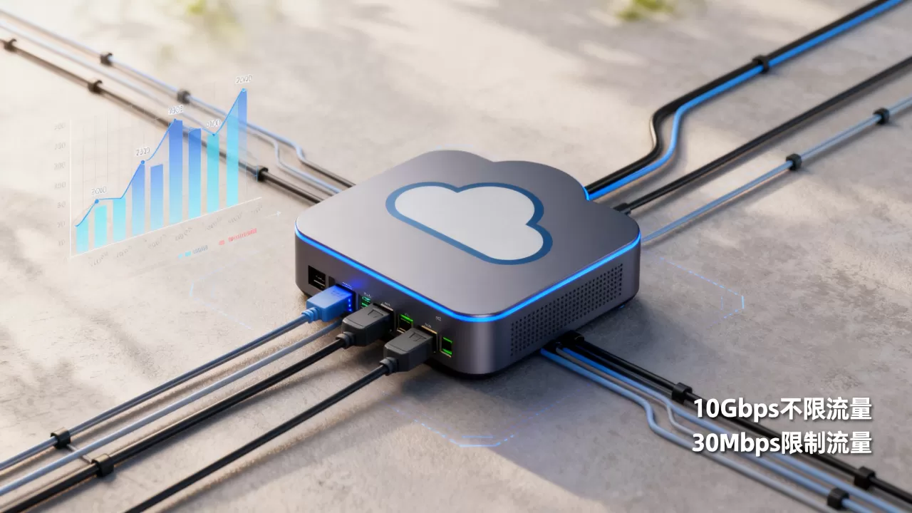 SurferCloud云服务器怎么选？10Gbps不限流量还是30Mbps限制流量