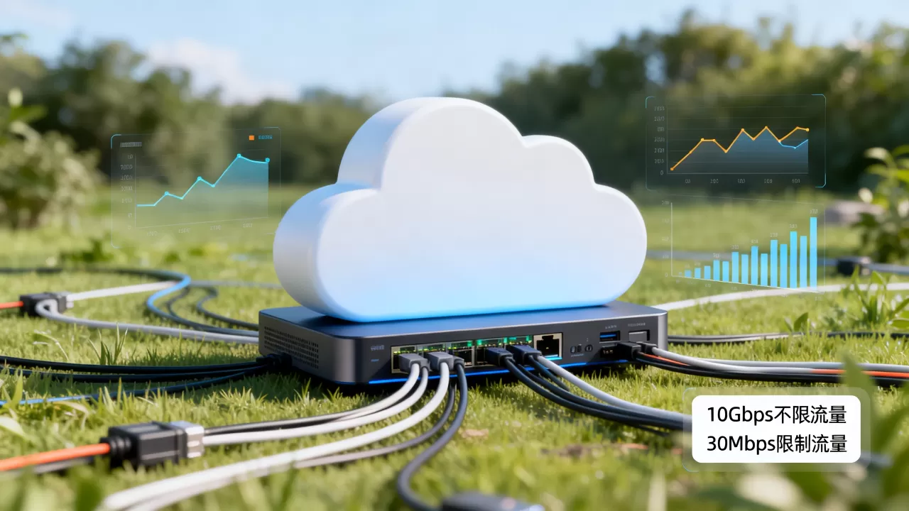 SurferCloud云服务器怎么选？10Gbps不限流量还是30Mbps限制流量