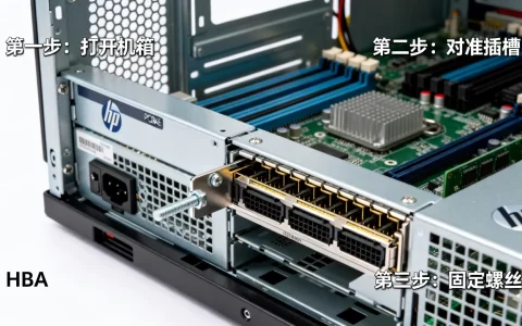 HBA卡如何装入HP服务器？HP服务器加装HBA卡教程
