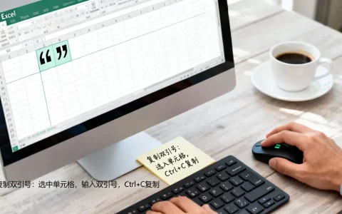 Excel里怎么复制双引号？excel中如何输入双引号