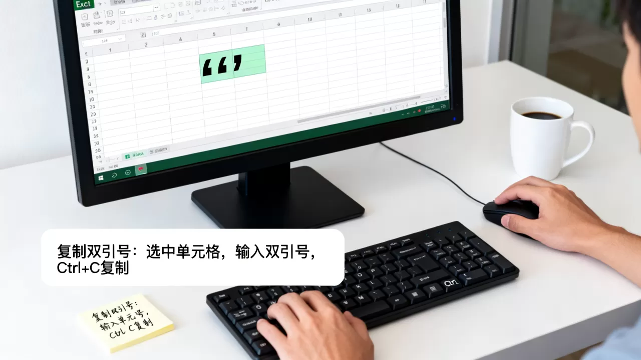 Excel里怎么复制双引号?excel中如何输入双引号 Excel里怎么复制双引号?excel中如何输入双引号