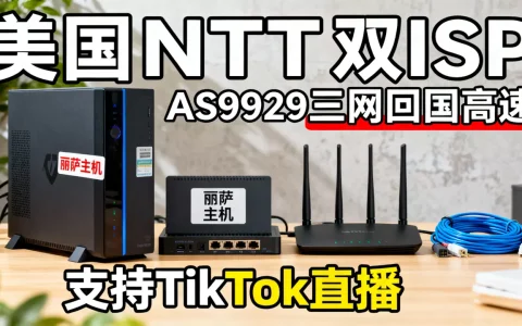 丽萨主机美国NTT双ISP住宅VPS好用吗？AS9929三网回国高速支持TikTok直播
