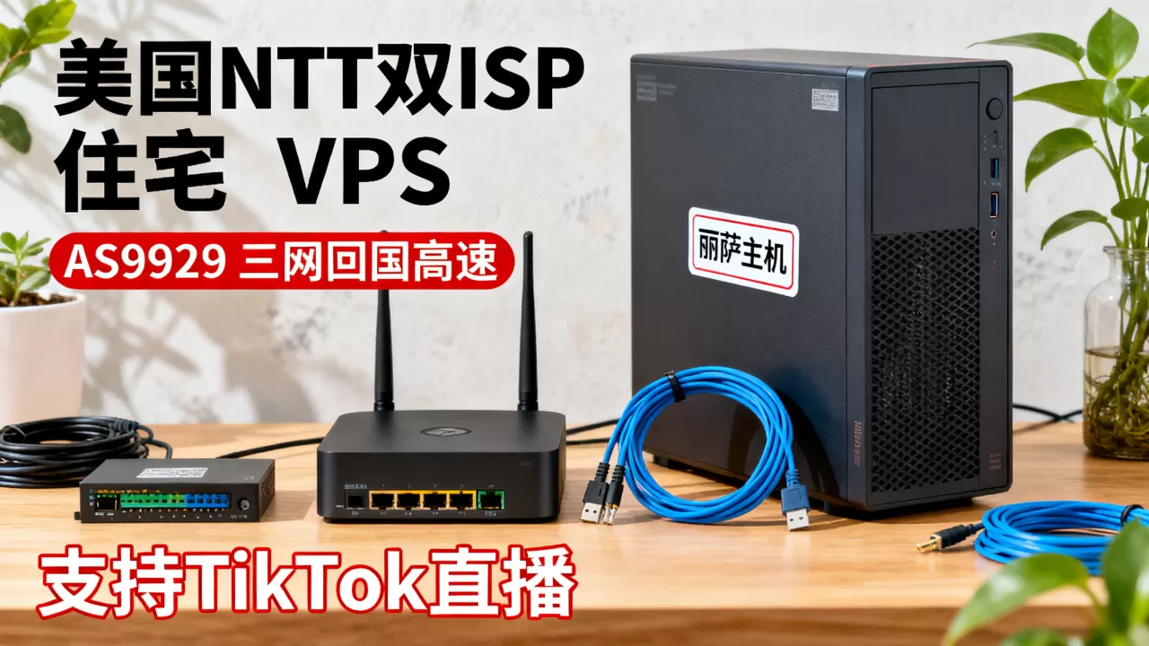 丽萨主机美国NTT双ISP住宅VPS好用吗?AS9929三网回国高速支持TikTok直播 丽萨主机美国NTT双ISP住宅VPS好用吗?AS9929三网回国高速支持TikTok直播