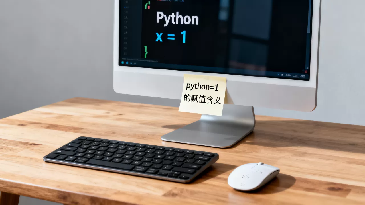 python=1是什么意思？python等于1的赋值含义