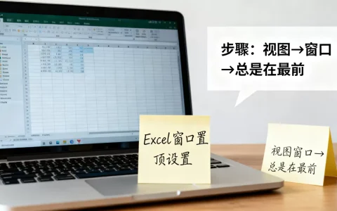 Excel表格怎么置顶显示？如何设置Excel窗口始终在最前