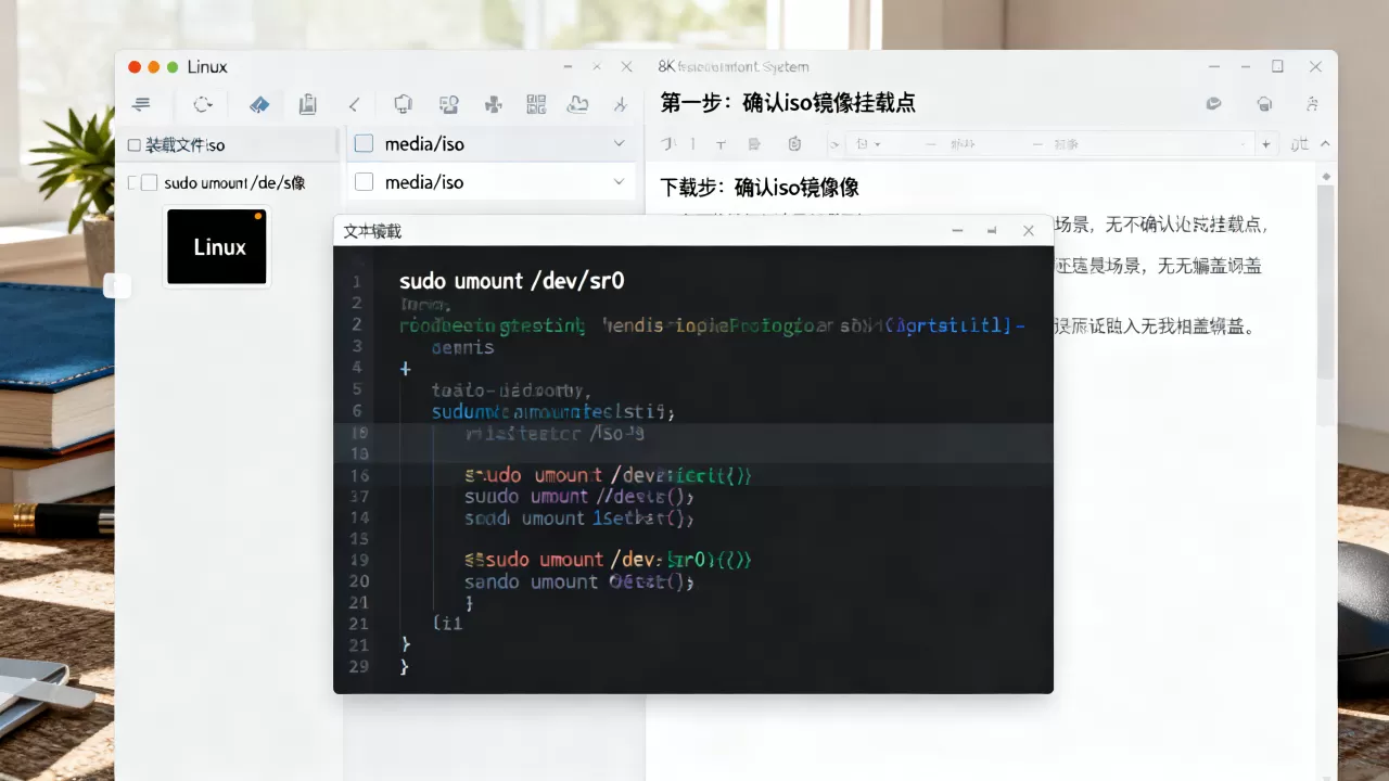 linux怎么卸载iso镜像文件？linux卸载iso镜像文件教程
