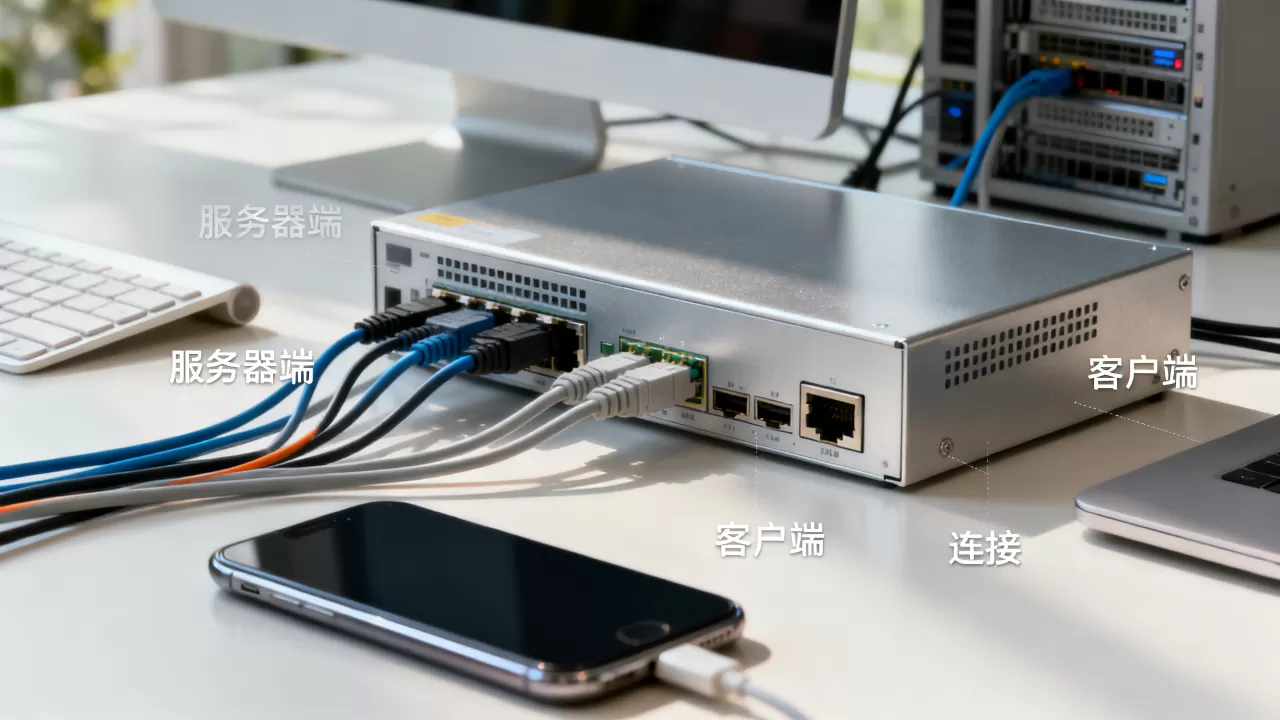 服务器端和客户端连接有什么区别? 服务器端和客户端连接有什么区别?