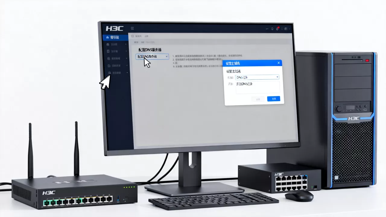 H3C模拟器怎么配置DNS?H3C模拟器配置DNS服务器详细步骤 H3C模拟器怎么配置DNS?H3C模拟器配置DNS服务器详细步骤