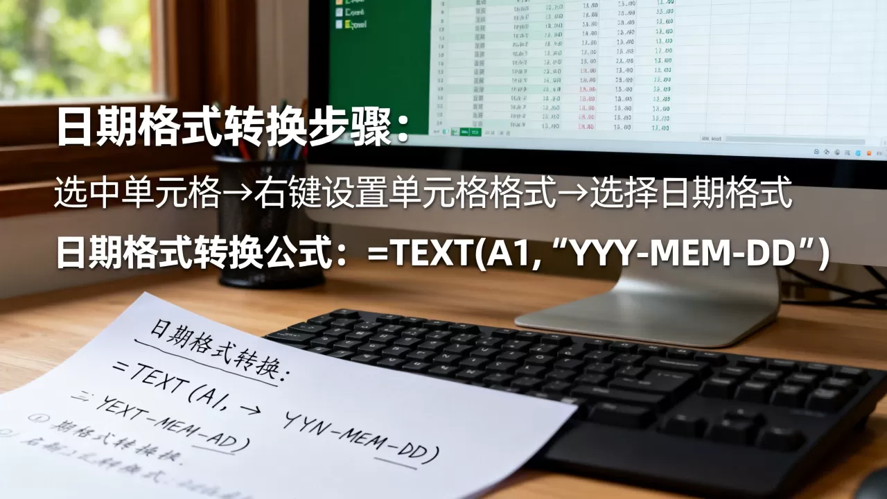 Excel日期格式怎么转换?日期格式转换公式 Excel日期格式怎么转换?日期格式转换公式