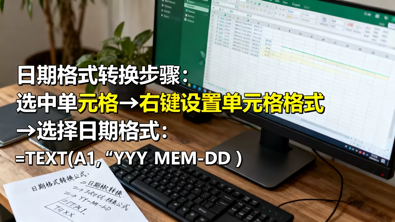 Excel日期格式怎么转换?日期格式转换公式 Excel日期格式怎么转换?日期格式转换公式