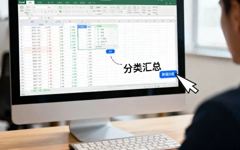 Excel分组怎么操作？excel表格数据分类汇总方法
