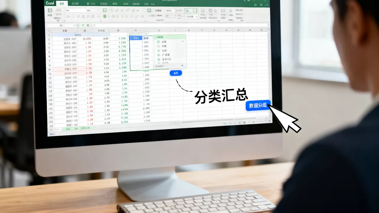 Excel分组怎么操作？excel表格数据分类汇总方法