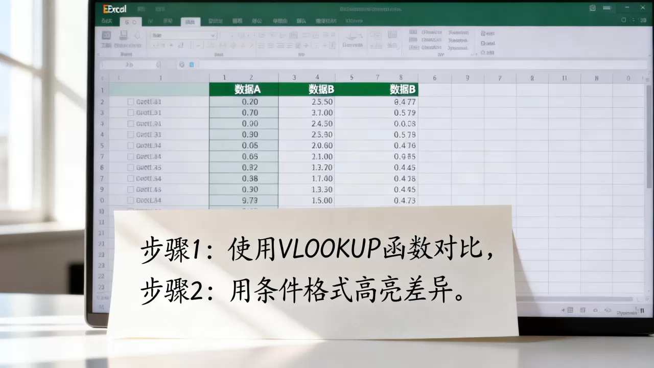 Excel如何统计两列数据?excel对比两列数据找不同 Excel如何统计两列数据?excel对比两列数据找不同