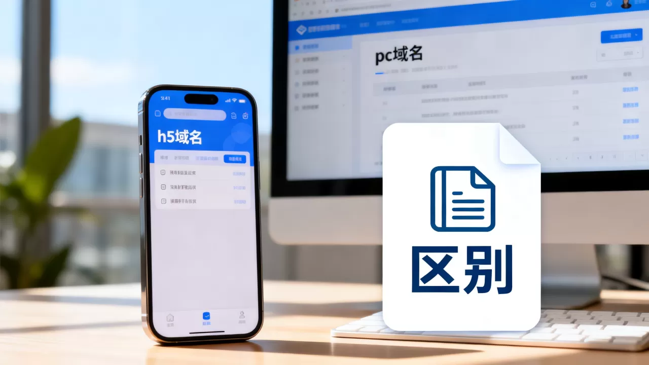 什么是h5域名?h5域名和pc域名有什么区别 什么是h5域名?h5域名和pc域名有什么区别