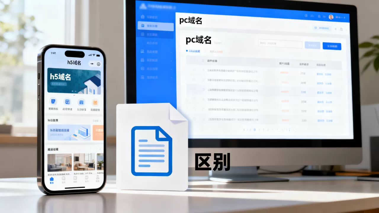 什么是h5域名?h5域名和pc域名有什么区别 什么是h5域名?h5域名和pc域名有什么区别