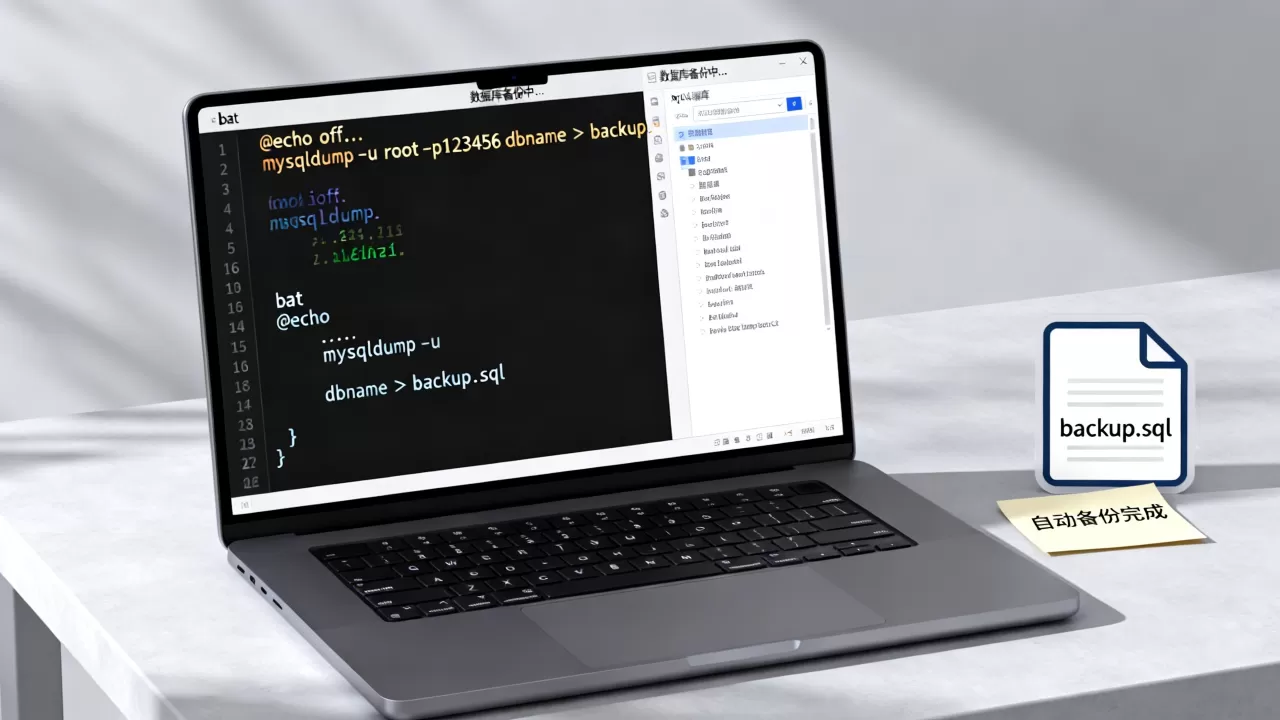 如何用bat脚本导出mysql数据库?bat脚本自动备份mysql数据库 如何用bat脚本导出mysql数据库?bat脚本自动备份mysql数据库