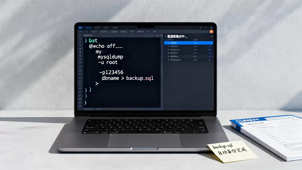 如何用bat脚本导出mysql数据库?bat脚本自动备份mysql数据库 如何用bat脚本导出mysql数据库?bat脚本自动备份mysql数据库