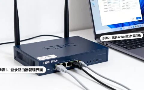 H3C ER3200负载均衡怎么设置？路由器双WAN口负载均衡配置教程