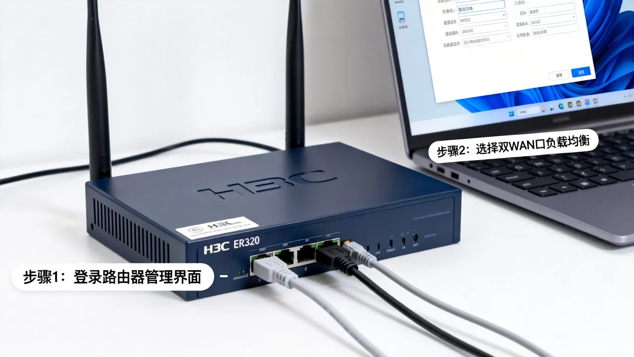 H3C ER3200负载均衡怎么设置?路由器双WAN口负载均衡配置教程 H3C ER3200负载均衡怎么设置?路由器双WAN口负载均衡配置教程