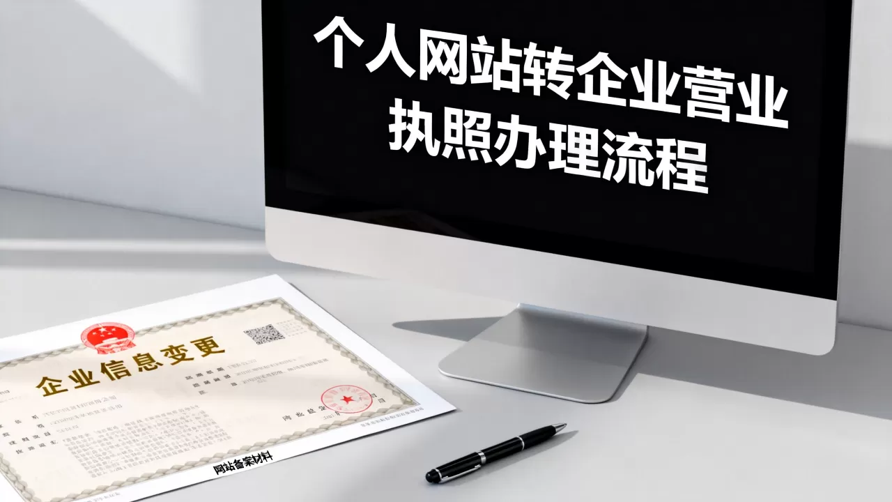 个人网站怎么转企业？个人网站转企业营业执照怎么办