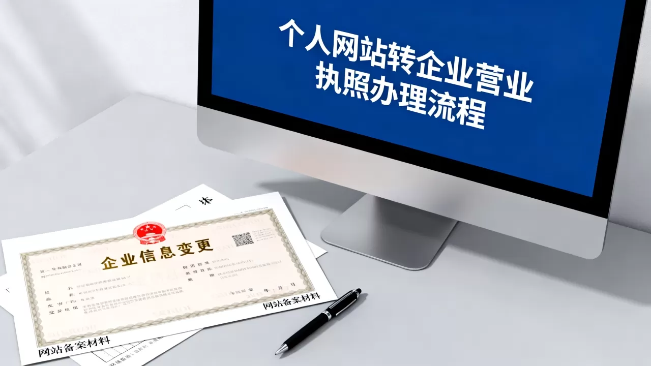 个人网站怎么转企业？个人网站转企业营业执照怎么办