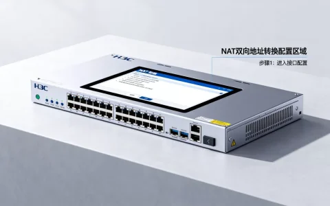 H3C防火墙如何配置NAT双向地址转换？